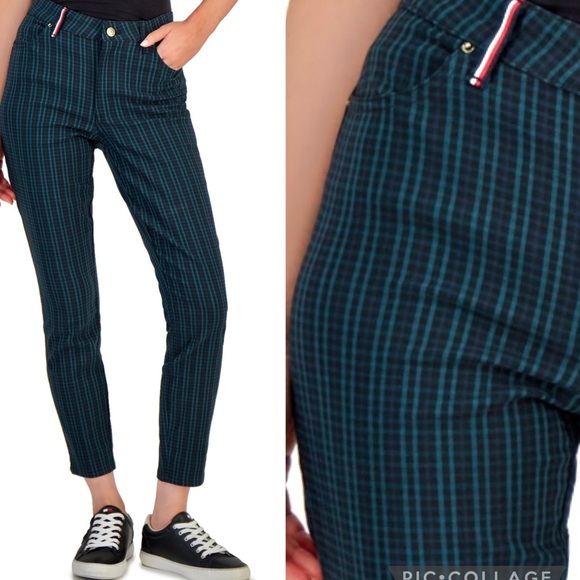 Tommy Hilfiger Pants - Tommy Hilfiger Blackwatch Tribeca Plaid Pants Size 4